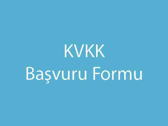 Kvkk başvuru formu - pedagog konya